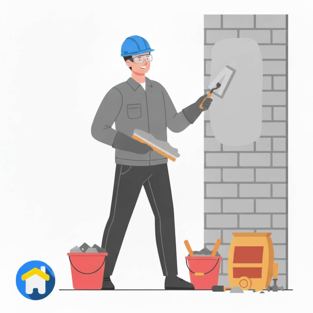 فني لياسة وتجصيص جدران وأسقف في ينبع